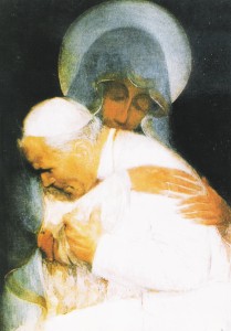 GPII e la Madonna - abbraccio