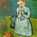 Picasso,Labambina conlacolomba,1901