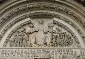 La lunetta del giudizio della basilica di Santa Maria Maddalena