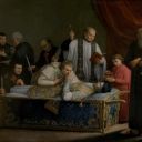 MATTEO TONI: Venerazione della salma di s. Camillo