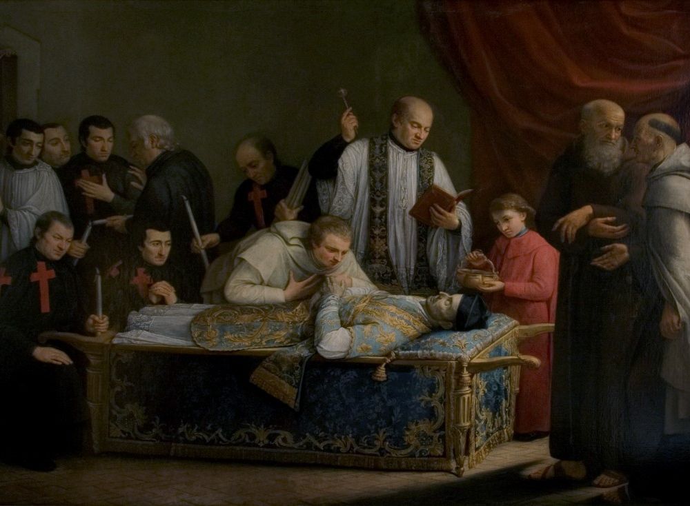 MATTEO TONI: Venerazione della salma di s. Camillo