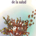 Copertina del libro "Belleza y humanizaciòn de la salud". Davanti c'è un albero che perde le foglie e dietro una città.